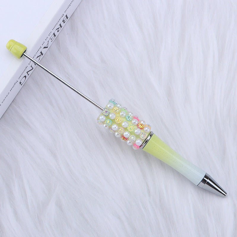 Wholesale Di Colorful Pearl Dopamine Plastic Gradient Color Rotary Ballpoint Pen